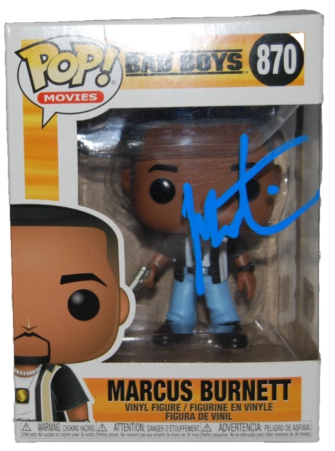 MARTIN LAWRENCE signed (BAD BOYS) Marcus Burnett Funko Pop #870 BECKETT BY085861