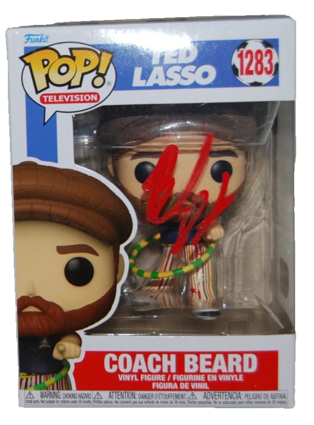 BRENDAN HUNT signed (TED LASSO) Coach Beard #1283 Funko Pop BECKETT BY085891