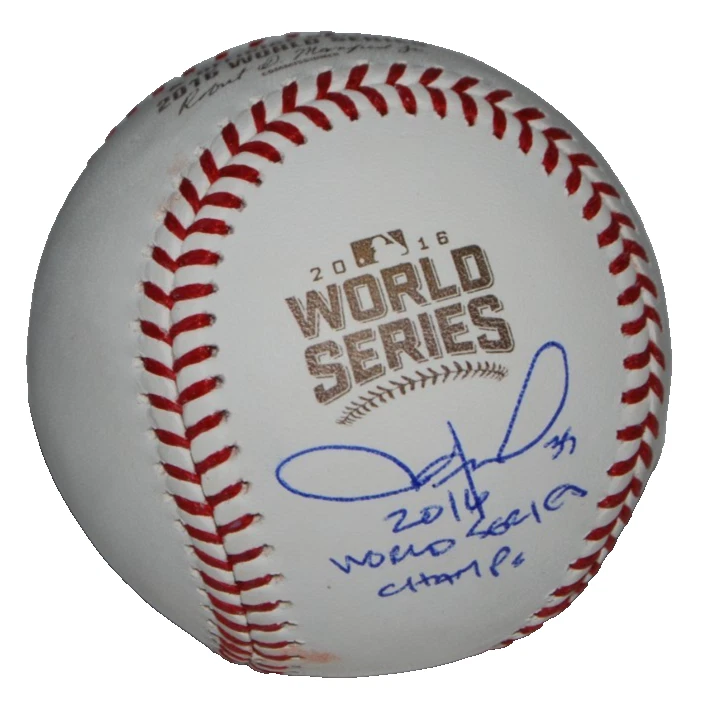 JASON HAMMEL signed (CHICAGO CUBS) 2016 World Series OML ball BECKETT BY085910