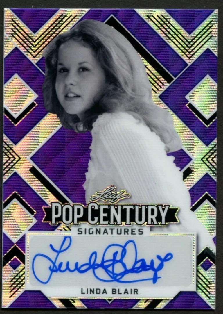 Linda Blair signed autograph 2022 Leaf Pop Century Card The Exorcist 2/15