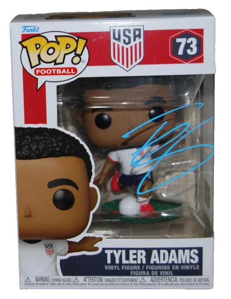 TYLER ADAMS signed (TEAM USA) Soccer Funko Pop #73 football BECKETT BY085895