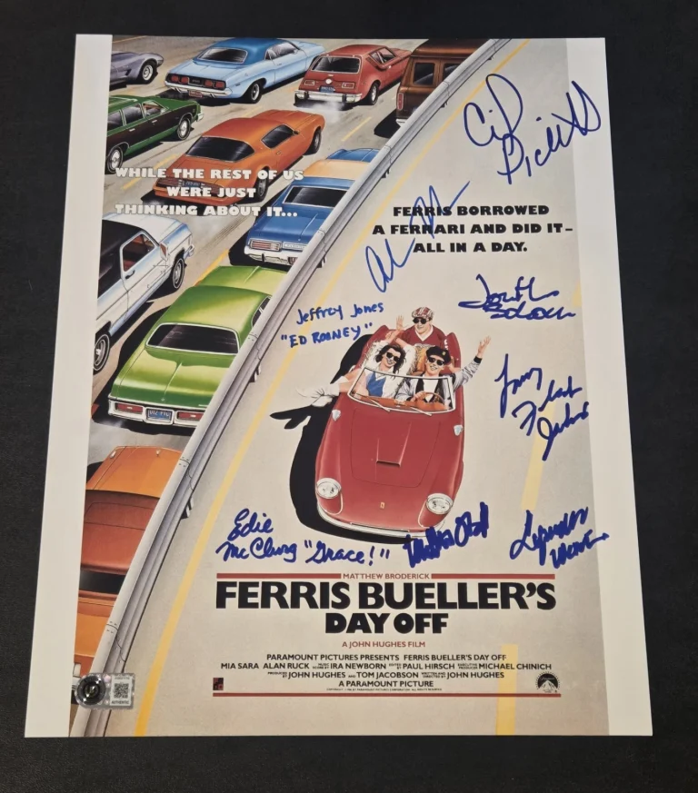 FERRIS BUELLER'S DAY OFF signed autographed CAST 11x14 PHOTO BECKETT LOA (BAS)