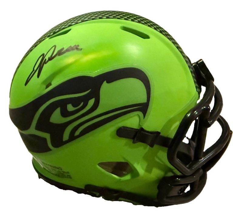 JADARIAN PRICE signed (SEATTLE SEAHAWKS) Mini rave football helmet JSA CR86264