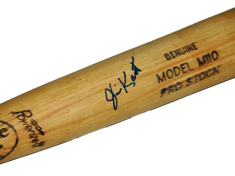 JIM KAAT AUTOGRAPHED BAT (MINNESOTA TWINS) - Spring Training Used Bat!