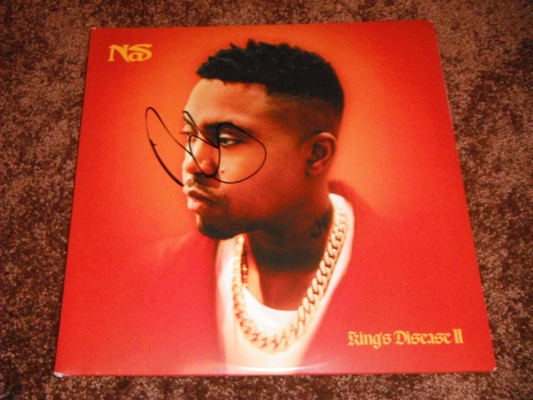 NAS SIGNED KINGS DISEASE II VINYL ALBUM