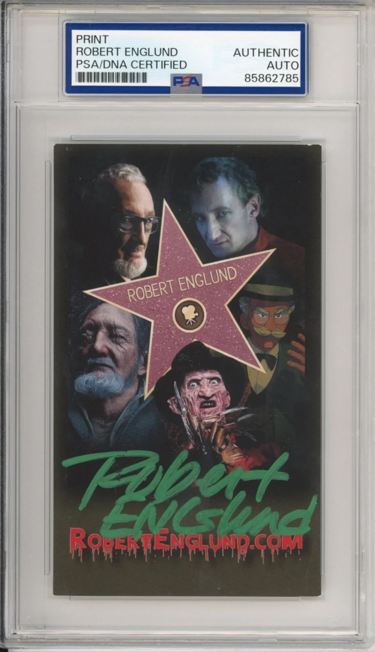 ROBERT ENGLUND SIGNED PICTURE FREDDY KRUEGER PSA DNA Nightmare Elm Street AUTO