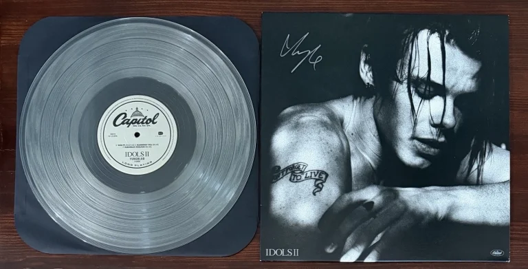 Yungblud Idols II Clear Vinyl LP SIGNED ON COVER PSA DNA COA Authentic Autograph