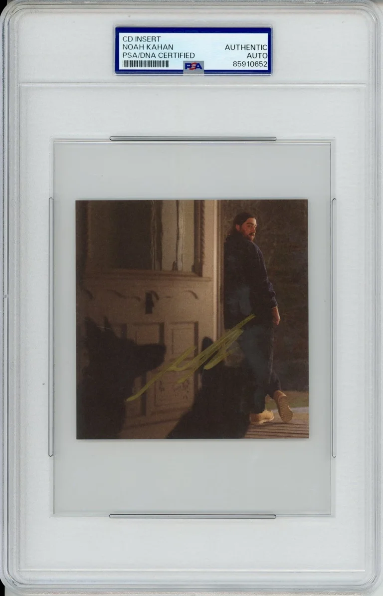 SIGNED Noah Kahan The Great Divide Album CD Picture Card PSA DNA COA Autograph