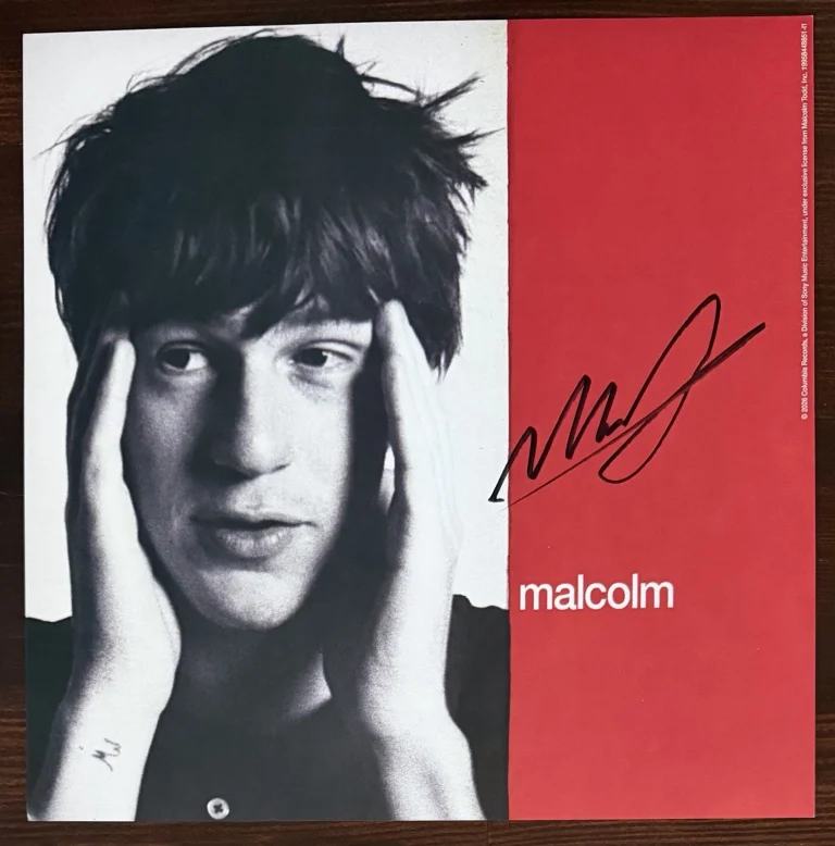 Malcolm Todd SIGNED Do That Again Art Card & White Vinyl PSA DNA COA Autograph