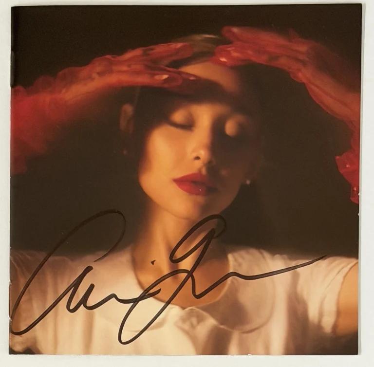 Ariana Grande SIGNED Eternal Sunshine CD Book PSA DNA COA ENTIRE NAME AUTOGRAPH