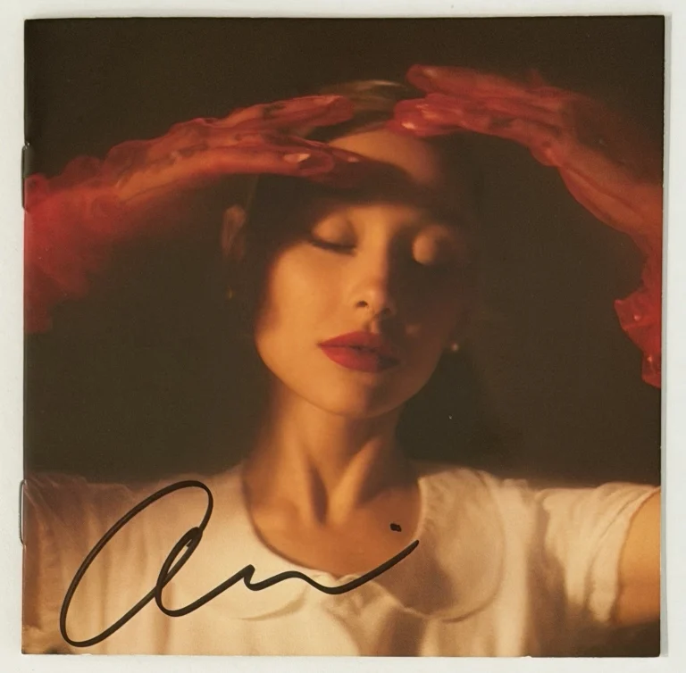 Ariana Grande SIGNED Eternal Sunshine CD Book & CD PSA DNA COA Wicked AUTOGRAPH