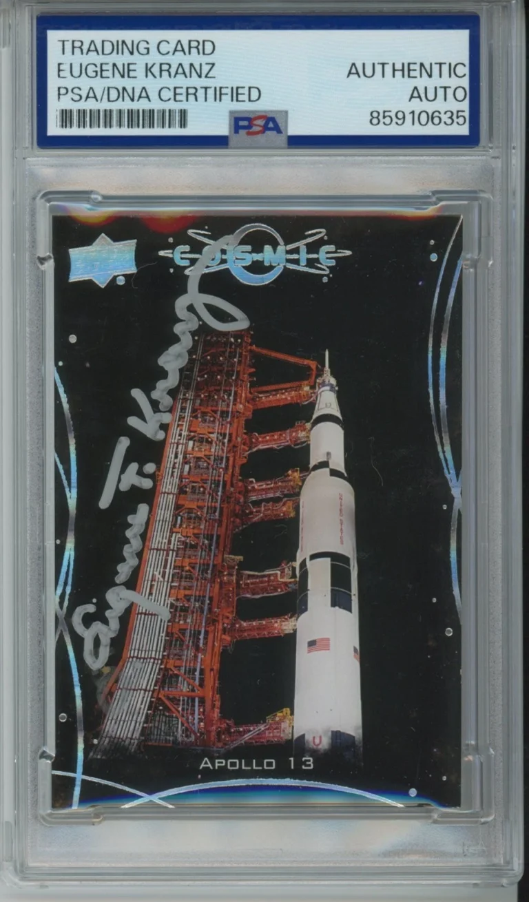 2020 UPPER DECK COSMIC CARD EUGENE KRANZ SIGNED PSA DNA COA AUTOGRAPH APOLLO 13