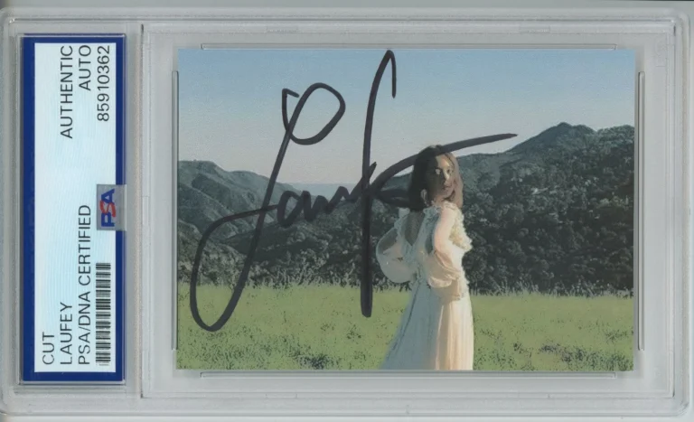SIGNED Laufey AUTOGRAPH Everything I Know About Love Album Picture PSA DNA COA