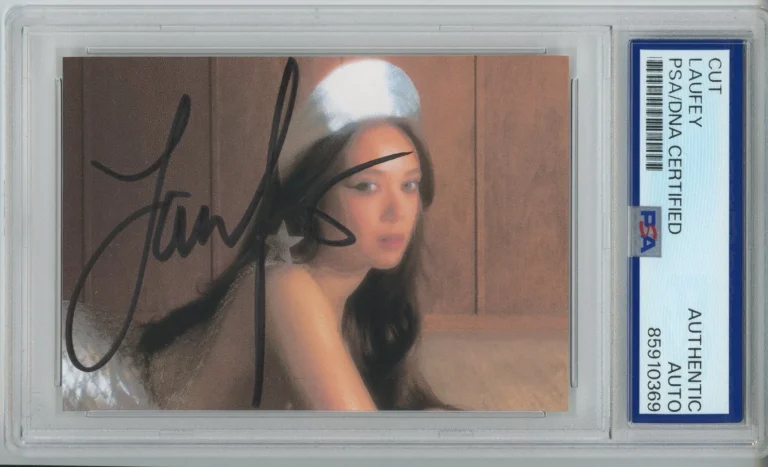 SIGNED Laufey AUTOGRAPH Bewitched Album Cover Picture Cut PSA DNA COA CERTIFIED
