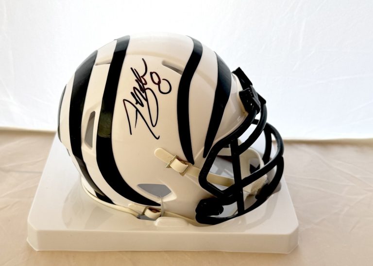 Jeff Blake signed Cincinnati Bengals Alternate mini helmet autographed GT COA