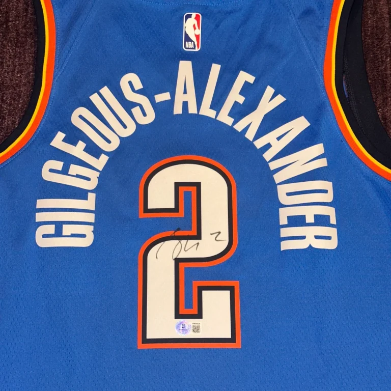 SHAI GILGEOUS-ALEXANDER SGA Signed OKC THUNDER Nike Swingman JERSEY Beckett BAS