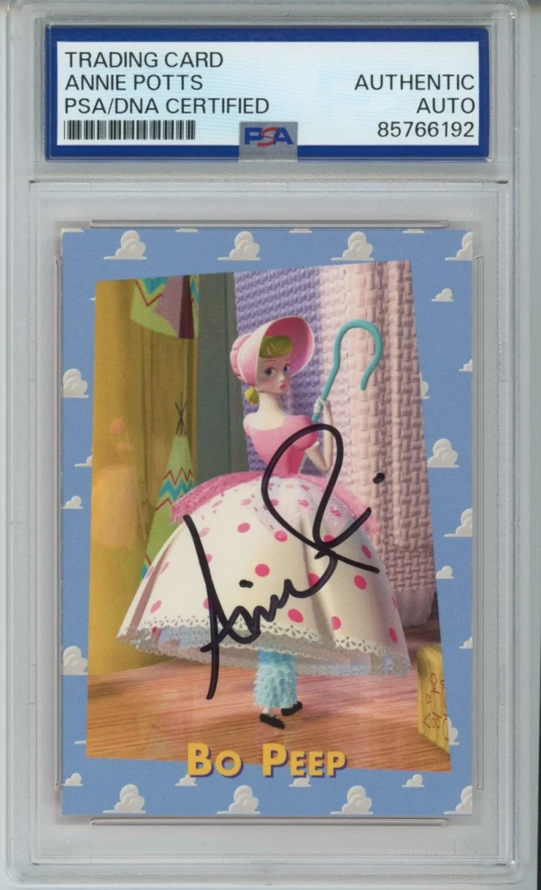 1995 DISNEY SKYBOX TOY STORY SIGNED ROOKIE CARD BO PEEP ANNIE POTTS PSA DNA AUTO