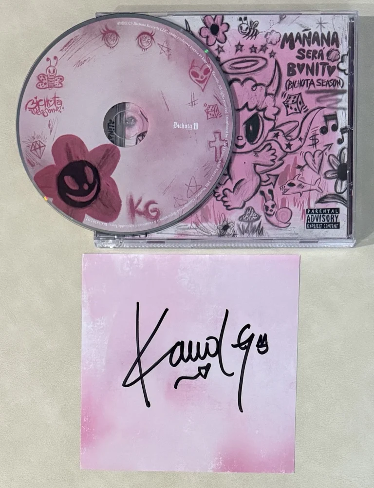 Karol G SIGNED Manana Sera Bonita Album Card & CD PSA DNA Certified Autograph