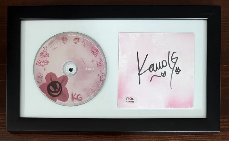 FRAMED Karol G SIGNED Manana Sera Bonita Album Art Card & CD PSA DNA COA Auto