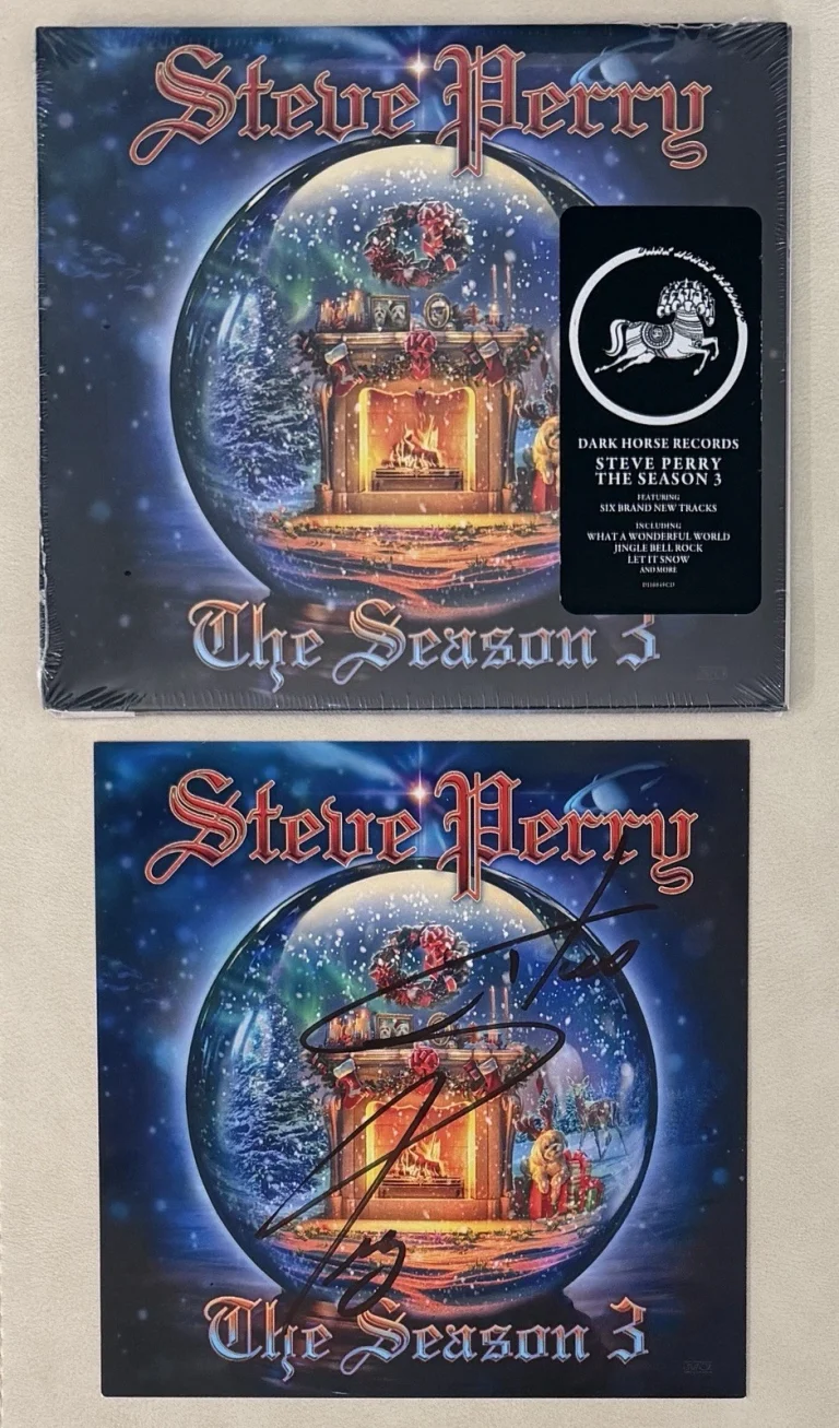 Steve Perry Journey The Season 3 CD & SIGNED Art Card Autograph PSA DNA COA