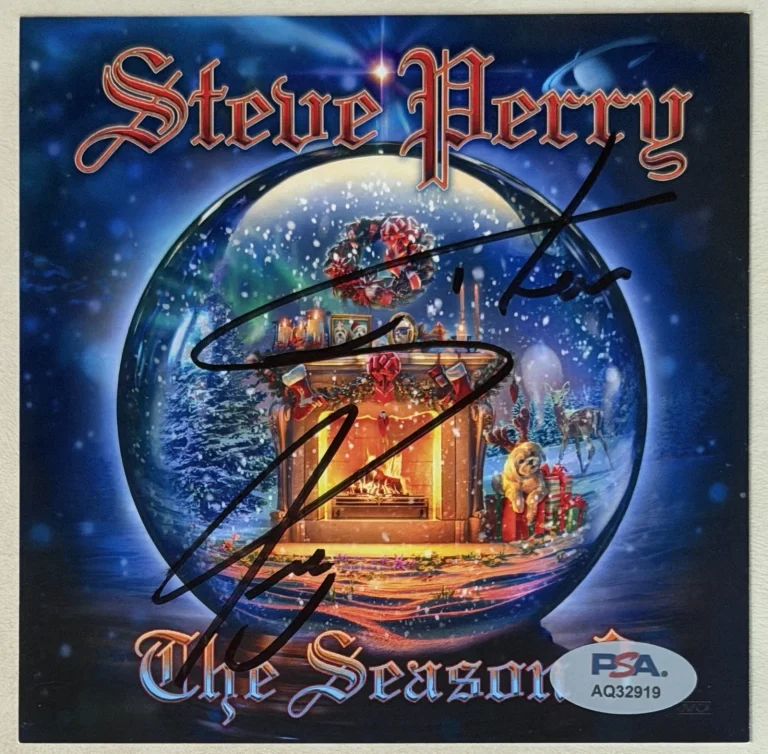 Steve Perry Journey The Season 3 CD & SIGNED Cover Card Autograph PSA DNA COA