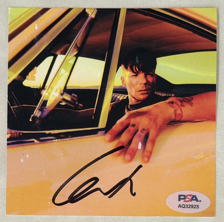 Louis Tomlinson How Did I Get Here? CD & Signed Autograph Album Card PSA DNA COA