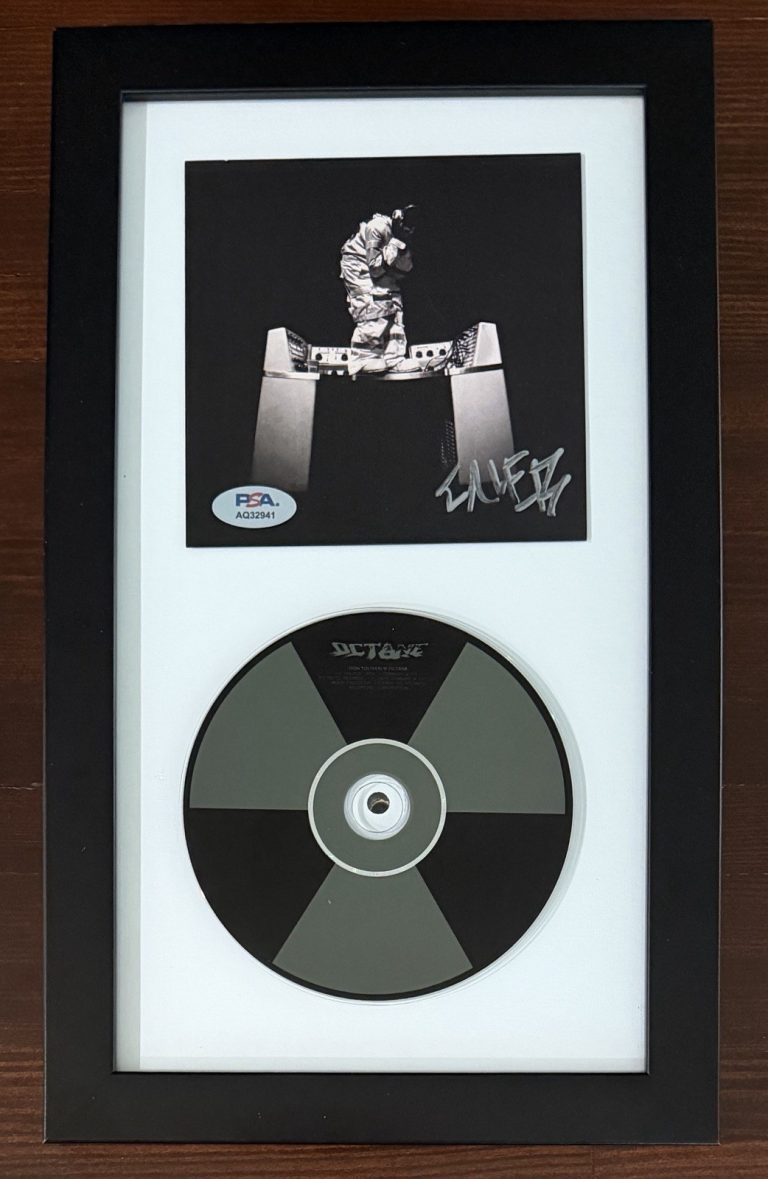 FRAMED Don Toliver SIGNED Octane CD Cover Album Art Card Autograph PSA DNA COA