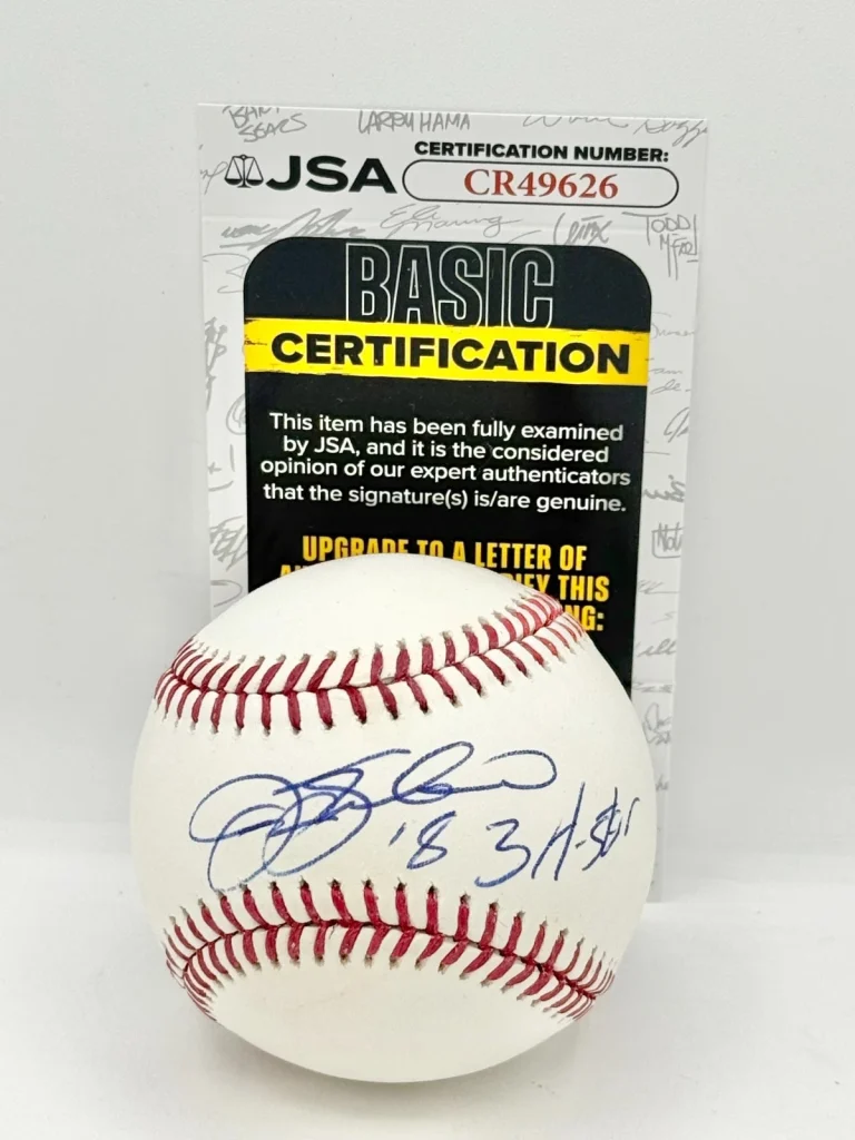 Jason Kendall Pirates signed MLB Baseball Ball autographed + 3x All Star Ins JSA