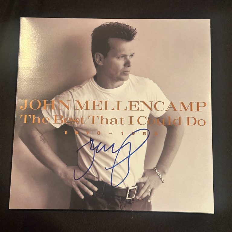 JOHN MELLENCAMP Signed The Best that I Could Do LP ALBUM COVER Beckett (BAS)