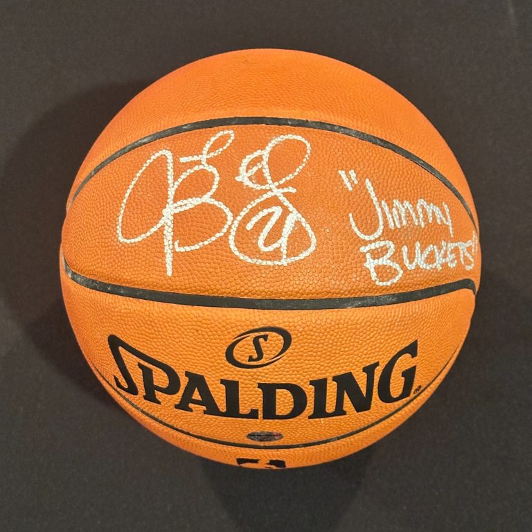 JIMMY BUTLER Signed Spalding Official GAME BASKETBALL Beckett (BAS) w/ Inscrip
