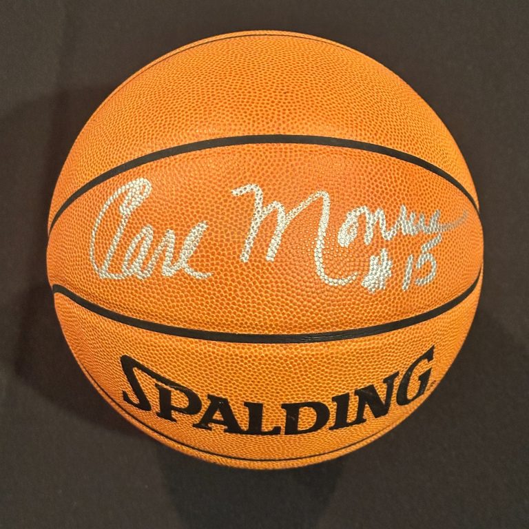 EARL MONROE Signed Spalding Official GAME BASKETBALL Beckett (BAS)
