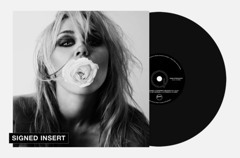 Miley Cyrus Bass Persuades Signed Vinyl LP Insert Autograph PRESALE SHIPPED