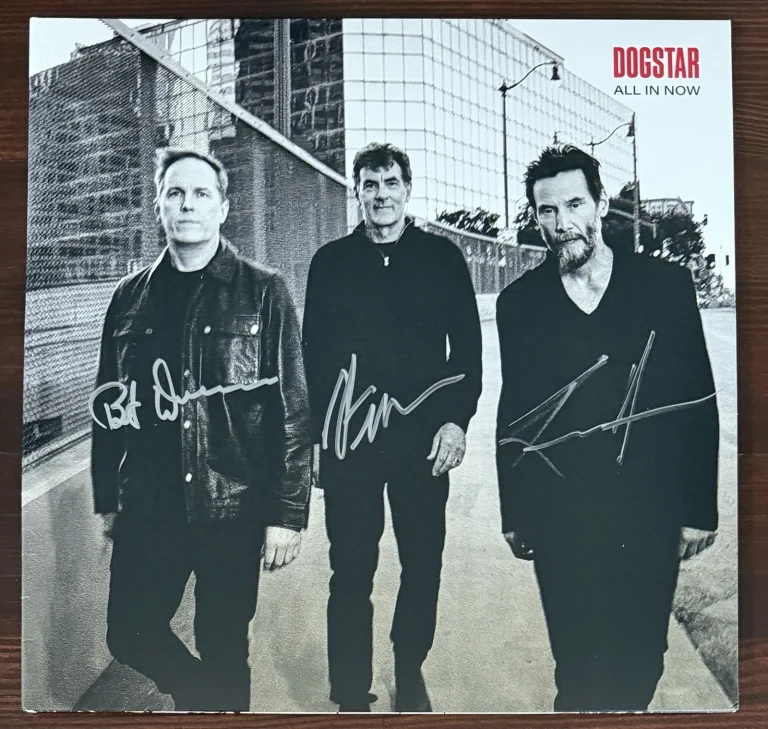 Keanu Reeves & Dogstar SIGNED ALL IN NOW VINYL COVER BAS Beckett COA Autograph