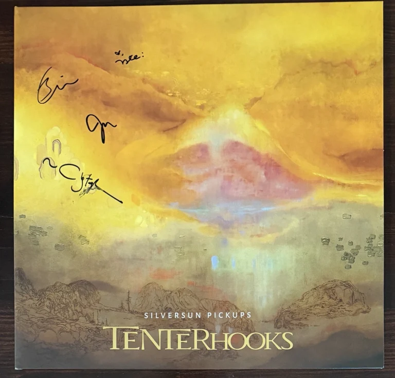 Silversun Pickups BAND SIGNED Tenterhooks Vinyl COVER BAS Beckett COA Autograph