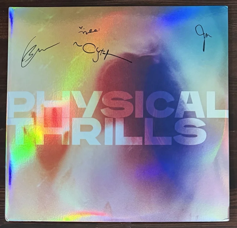 Silversun Pickups SIGNED Physical Thrills Vinyl COVER BAS Beckett COA Autograph