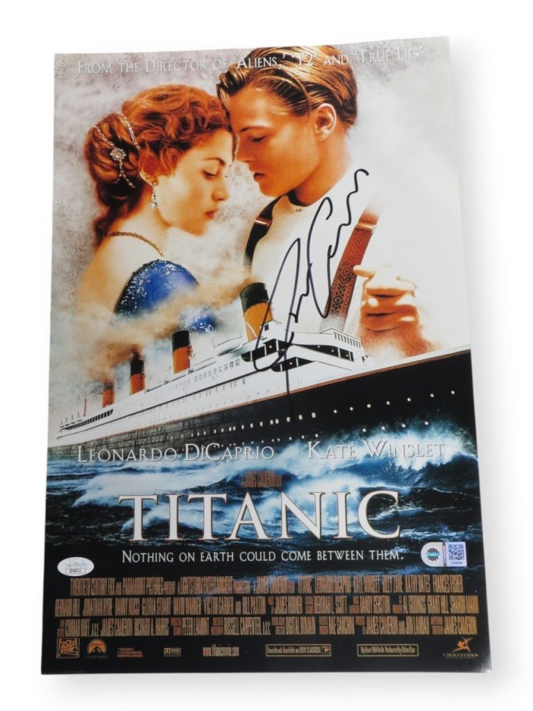 James Cameron Signed Autographed 12X18 Photo Titanic Director JSA ZZ48311 SWAU