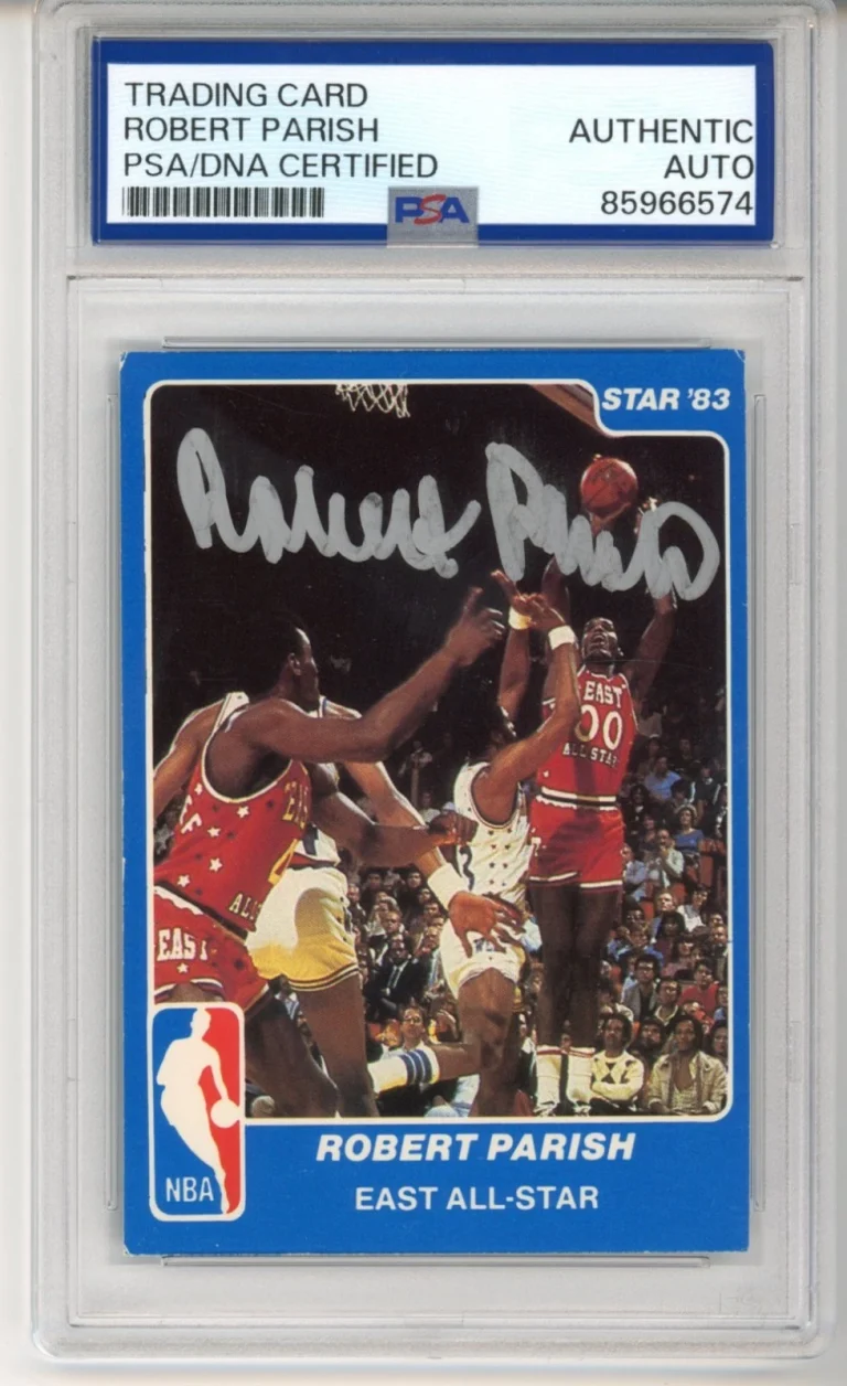 1983 STAR ALL-STAR ROBERT PARISH CELTICS HOF SIGNED PSA DNA COA AUTOGRAPH AUTO