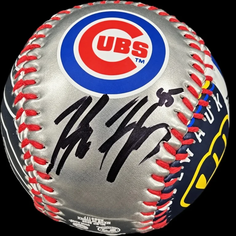 Hunter Harvey Signed MLB Baseball PSA Chicago Cubs