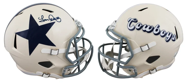 Cowboys Tony Dorsett Signed Retro Full Size Speed Rep Helmet BAS Witnessed 1