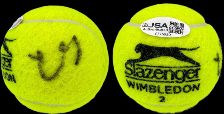 IVA JOVIC SIGNED AUTOGRAPHED SLAZENGER WIMBLEDON TENNIS BALL JSA