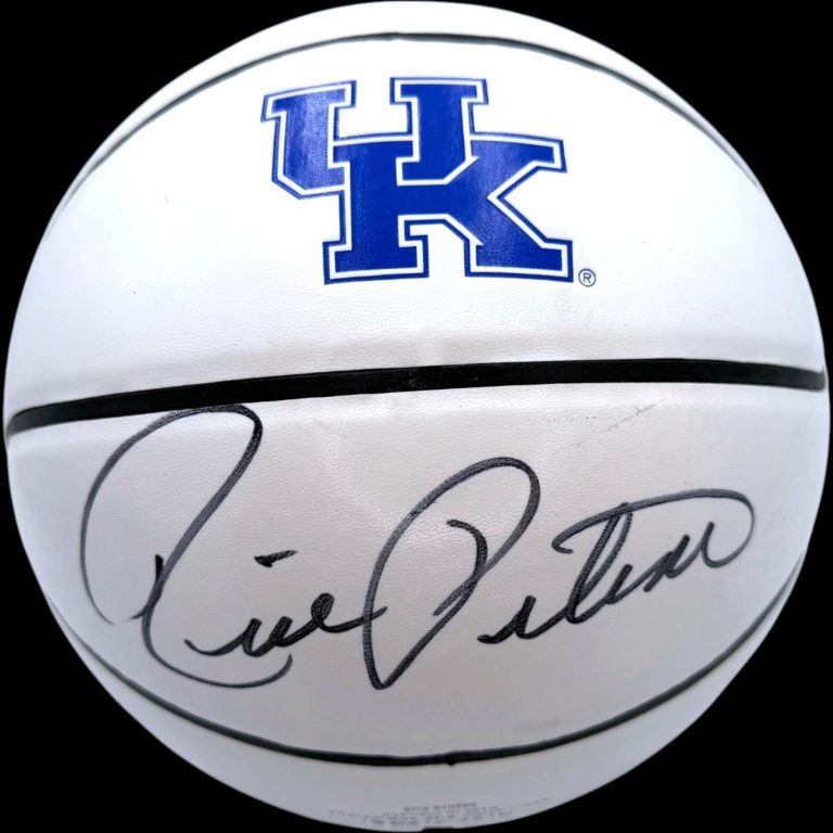 Rick Pitino Signed Nike Kentucky Wildcats Logo Basketball Ball autographed JSA