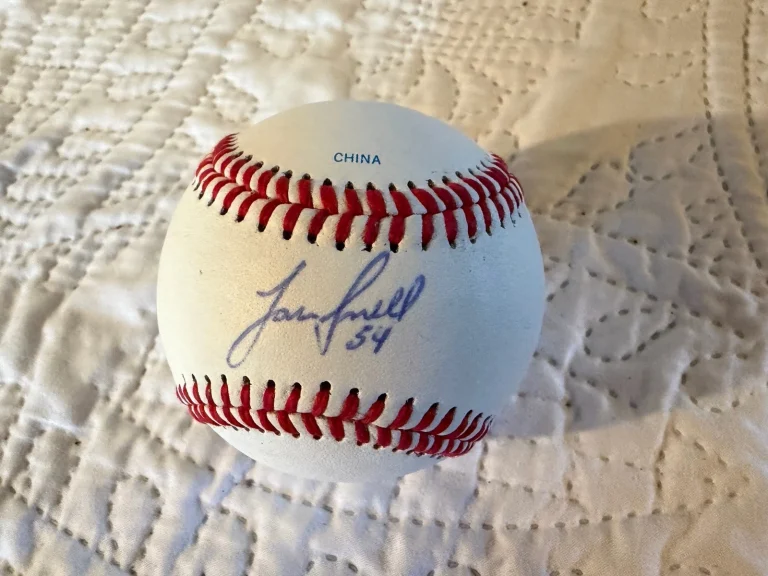 Ian Snell Signed Baseball Autographed Official League Leather Ball